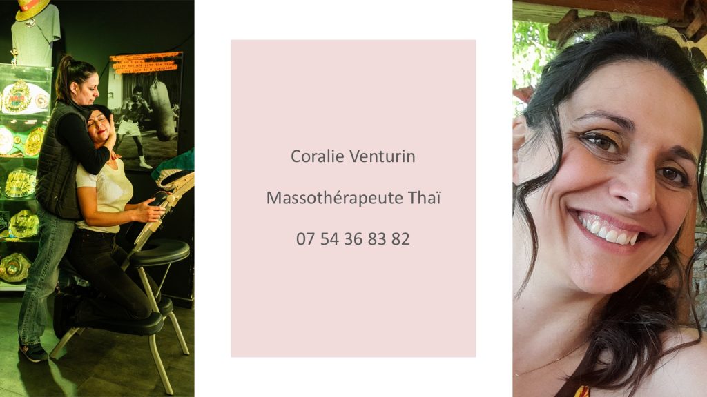 Coralie Venturin, Massothérapeute Thaï intervient en entreprises dans le cadre de la QVCT.